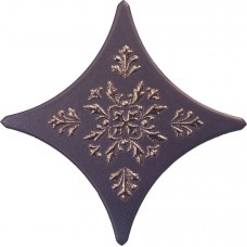 Бордюр  11x11 STELLA brown 03